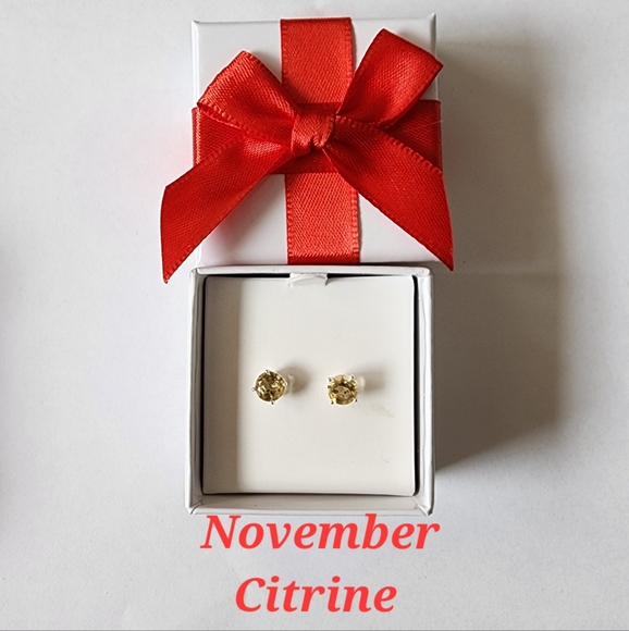 5 pair Birthstone Earrings NEW - Picture 5 of 7